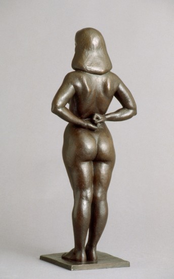 standing naked woman bronze sculpture by Christopher Smith